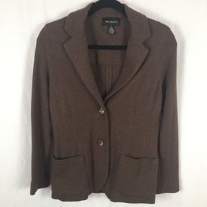 McDuff Cashmere/Wool Knit Blazer